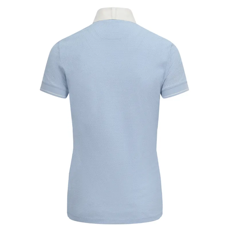 Equetech AirFusion Performance Hybrid Ladies Show Shirt - Light Blue-3