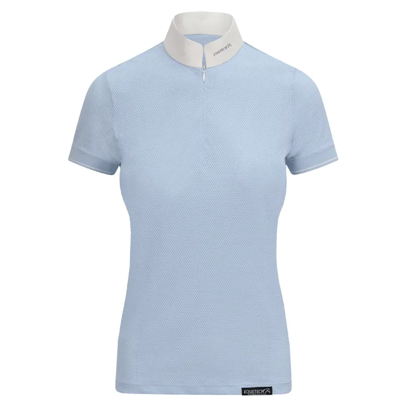 Equetech AirFusion Performance Hybrid Ladies Show Shirt - Light Blue