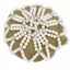 Equetech Beaded Bun Cover - Pearl