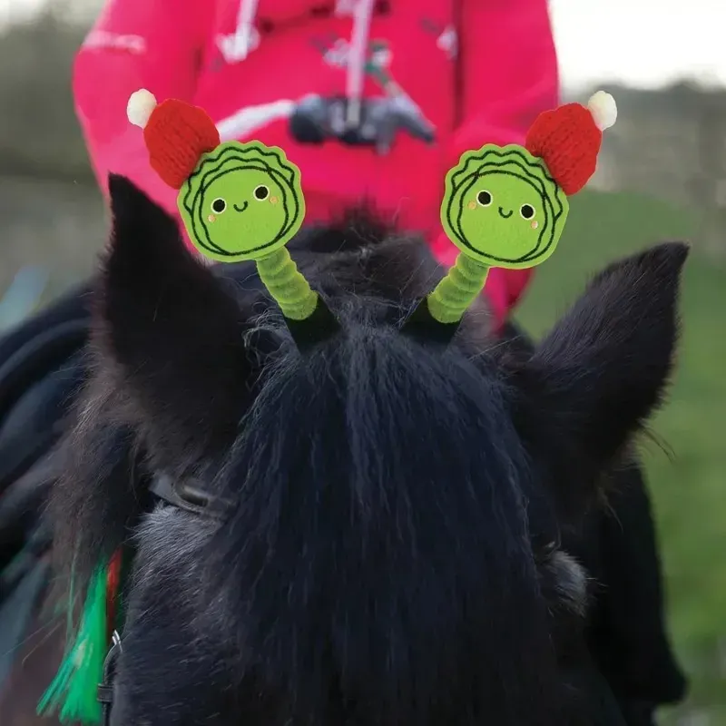 Equetech Christmas Bridle Boppers - Buddy Brussels-1