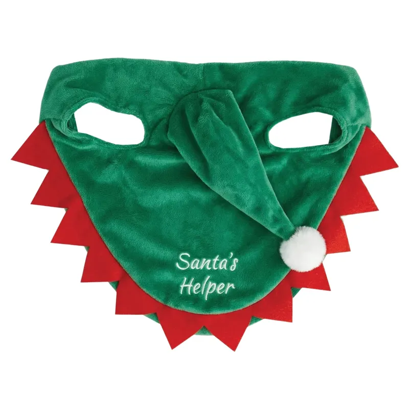 Equetech Cheeky Elf Horse Hat - Green/Santa's Helper