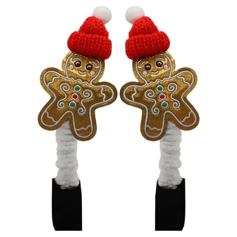 Equetech Christmas Bridle Boppers - Gingerbread Men