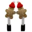 Equetech Christmas Bridle Boppers - Gingerbread Men