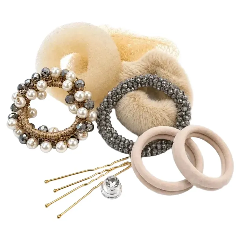 Equetech Competition Bun Kit - Blonde/Beige