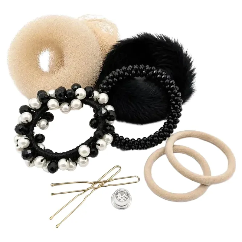Equetech Competition Bun Kit - Blonde/Black