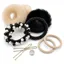 Equetech Competition Bun Kit - Brunette/Black