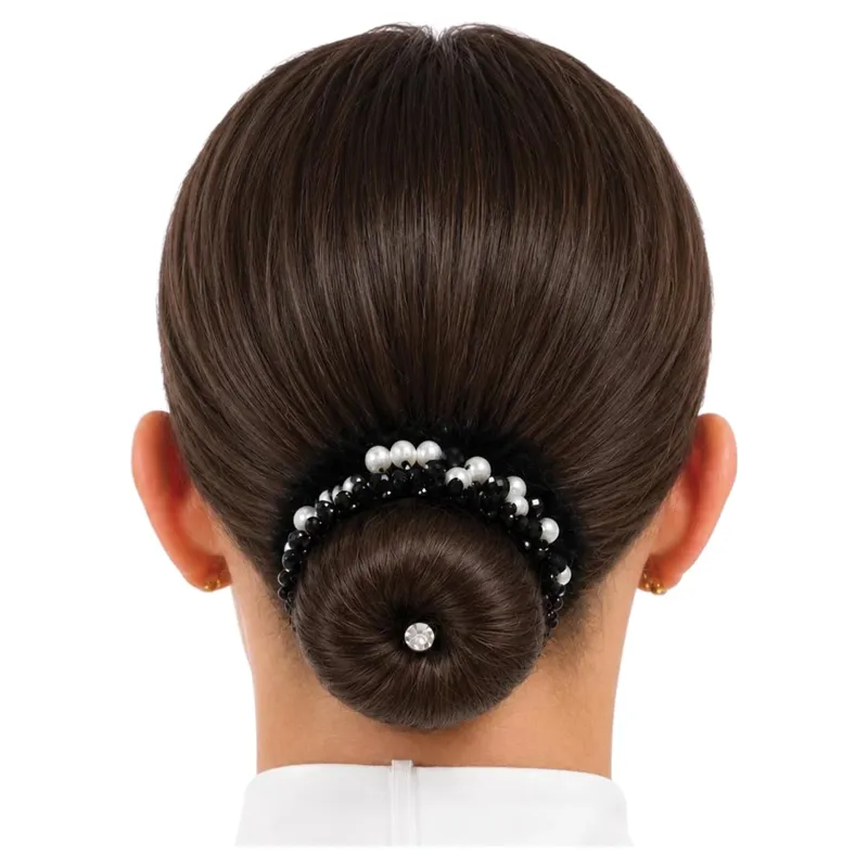 Equetech Competition Bun Kit - Brunette/Black-1