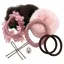 Equetech Competition Bun Kit - Brunette/Pink