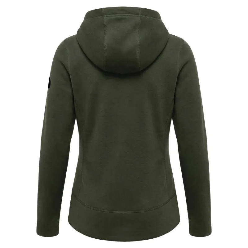 Equetech Contour Womens Full Zip Hoodie - Alpine Green-1