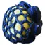 Equetech Fusion Scrunchie with Bun Net - Navy