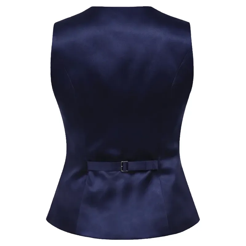 Equetech Heritage Womens Show Waistcoat - Navy-2