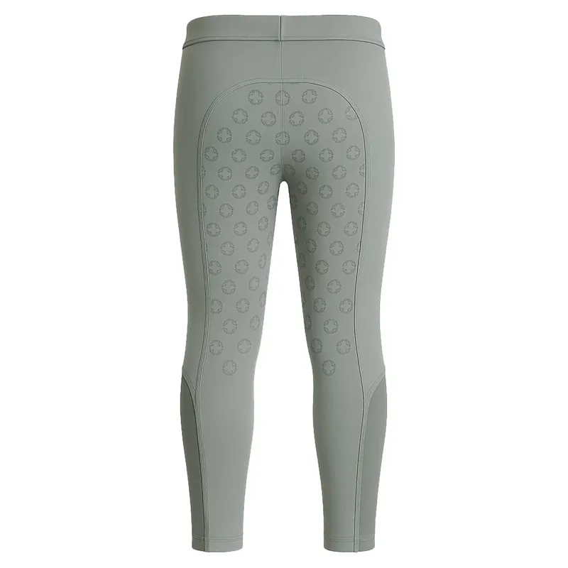 Equetech Elite Full Grip Junior Breeches - Grey-1