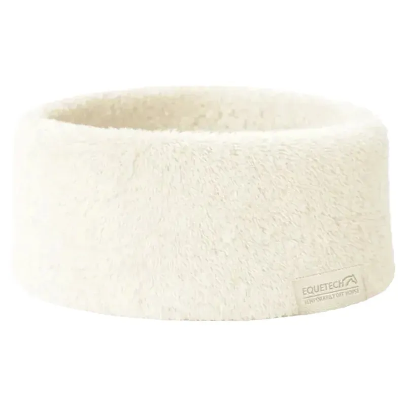 Equetech SupaSoft Luxe Faux Fur Headband - Snow