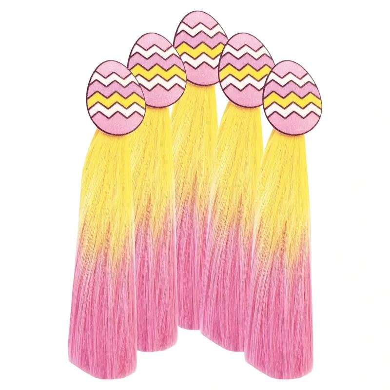Equetech Easter Egg Mane Tassels - 5 Pack-1
