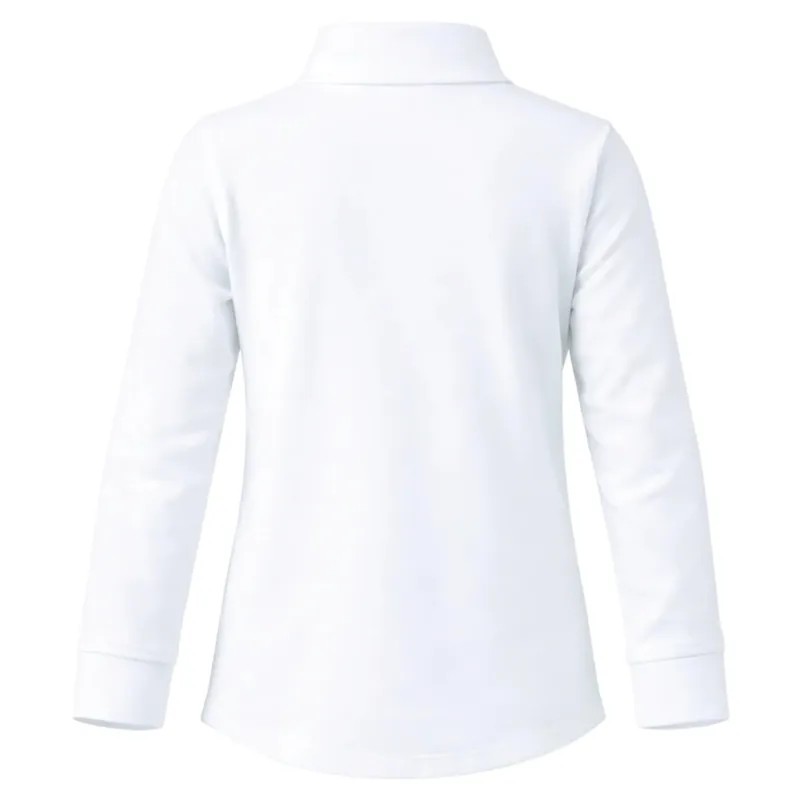 Equetech Rally Junior Thermal Show Shirt - White-2