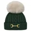 Equetech Waterproof Knitted Hat - Alpine Green
