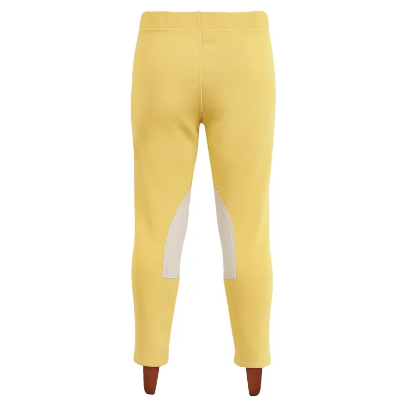 Equetech Sovereign Knee Patch Junior Competition Jodhpurs - Canary-1