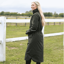 Equetech Utopia Luxe Womens Long Waterproof Riding Coat - Alpine Green