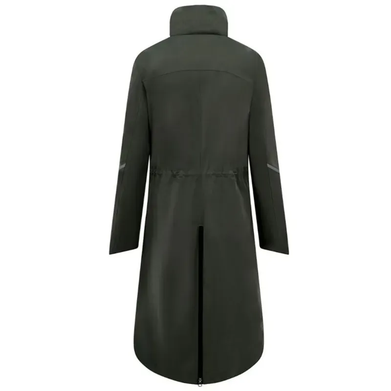 Equetech Utopia Luxe Womens Long Waterproof Riding Coat - Alpine Green-4