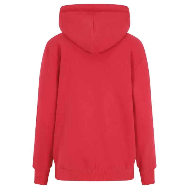 Equetech Whoa Horsey Junior Christmas Hoodie - Red-3