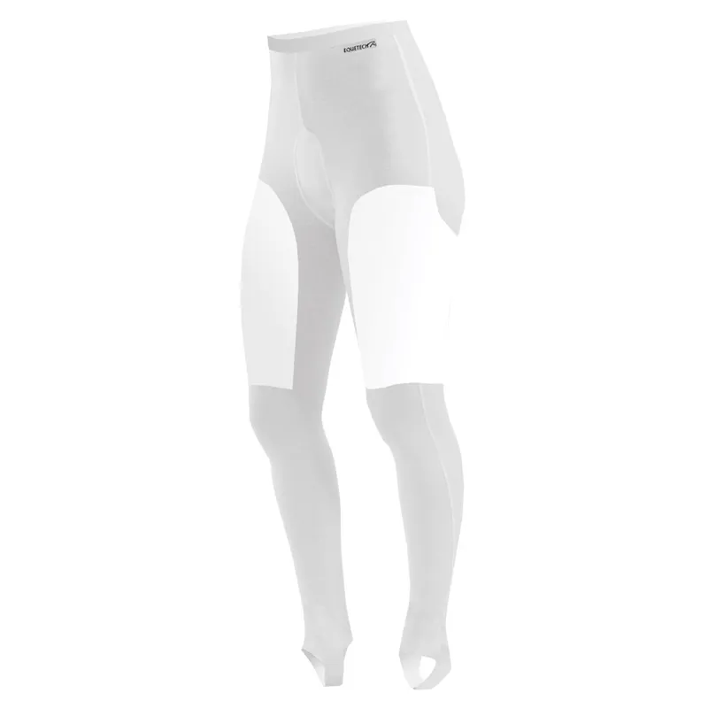 Equetech Thermal Stirrup Unisex Under Breeches - White
