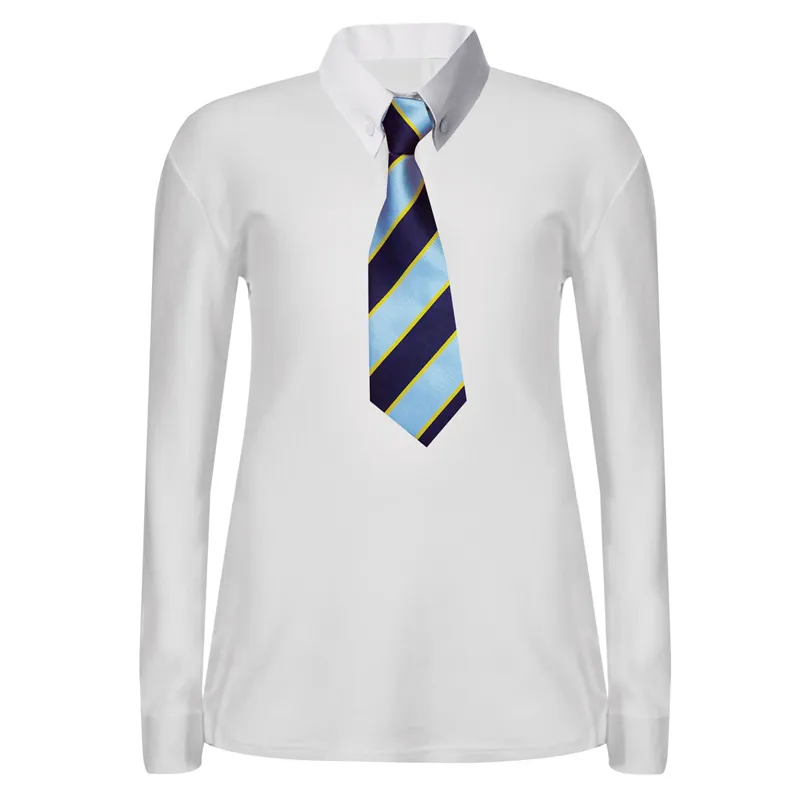 Equetech Winter Rally Junior Thermal Show Shirt - White-1