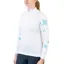 Equetech Airflow Ladies Cross Country Top - White/Light Blue Starburst