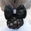 Equetech Crystal Dressage Bow and Hairnet - Black