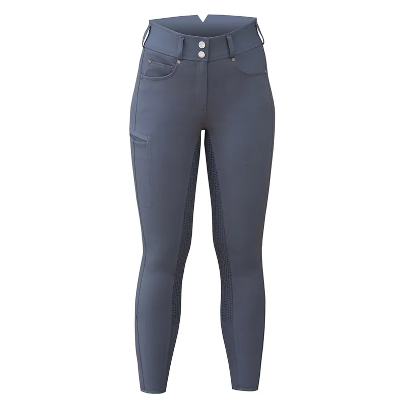 Equetech Ultimo Full Grip Womens Breeches - Grey