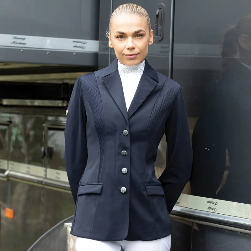 Equetech Freestyle Cool Ladies Competition Jacket - Navy