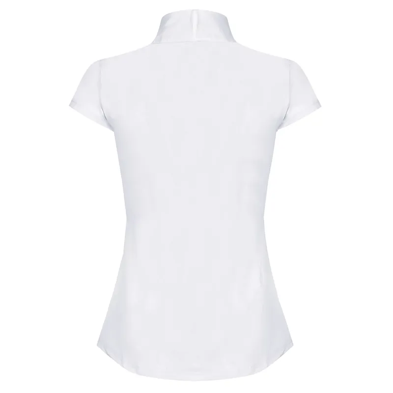 Equetech Mia Lace Ladies Show Shirt - White-1