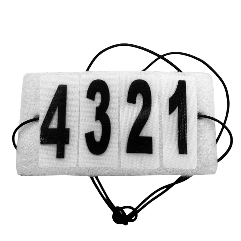 Equetech Showing Number Back Set