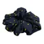 Equetech Polka Dot Show Scrunchie - Navy/Gold