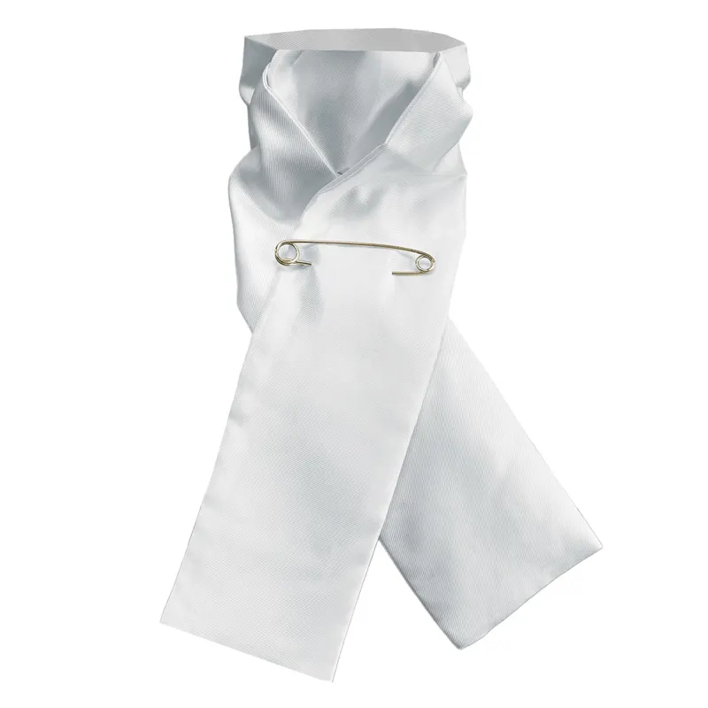 Equetech Ready Tied Junior Stock - White