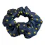 Equetech Polka Dot Show Scrunchie - Navy/Gold