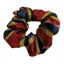 Equetech Lurex Stripe Hair Scrunchie - Navy/Red/Gold
