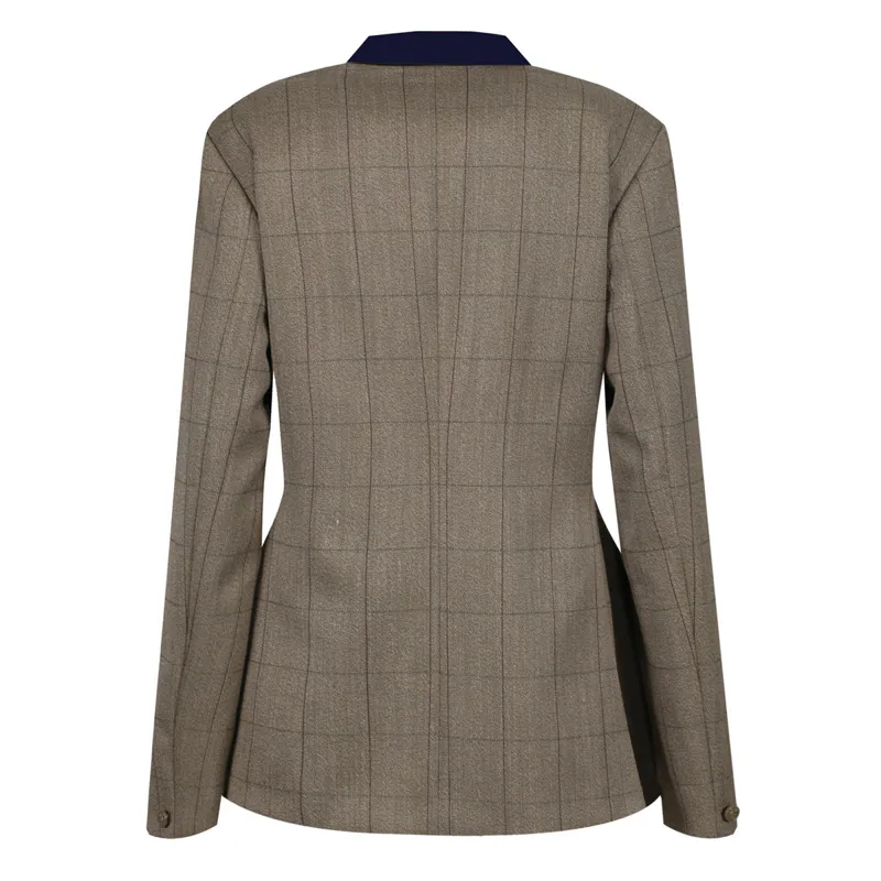 Equetech Foxbury Deluxe Tweed Ladies Show Jacket - Green-2