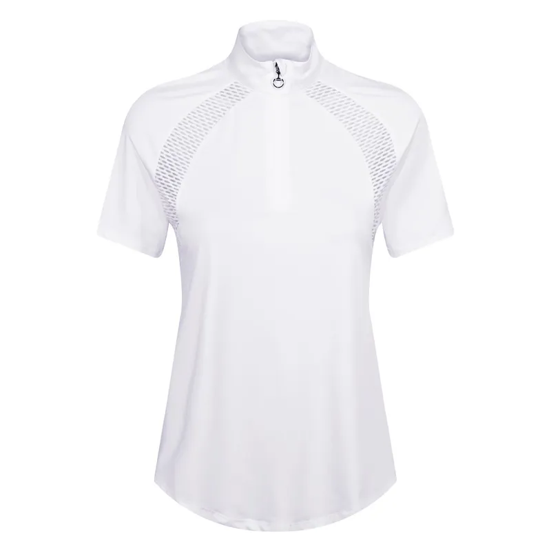 Equetech Active Extreme Short Sleeve Ladies Show Shirt - White-1