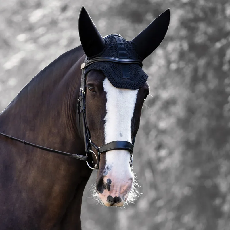 Equetech Soundless Ear Net - Black
