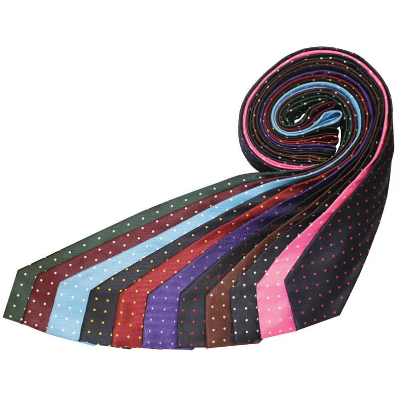 Equetech Polka Dot Adults Show Tie - Fuchsia/White-1