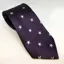 Equetech Stars Adult Show Tie - Purple/Silver
