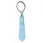 Equetech Polka Dot Adults Zip Show Tie - Light Blue/Navy