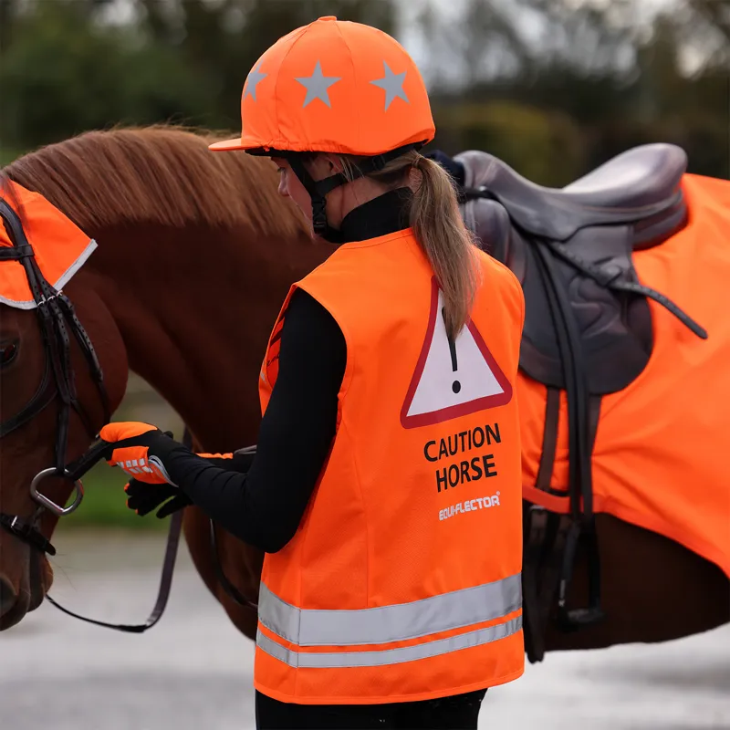 EQUI-FLECTOR Adults Safety Vest - Orange-3