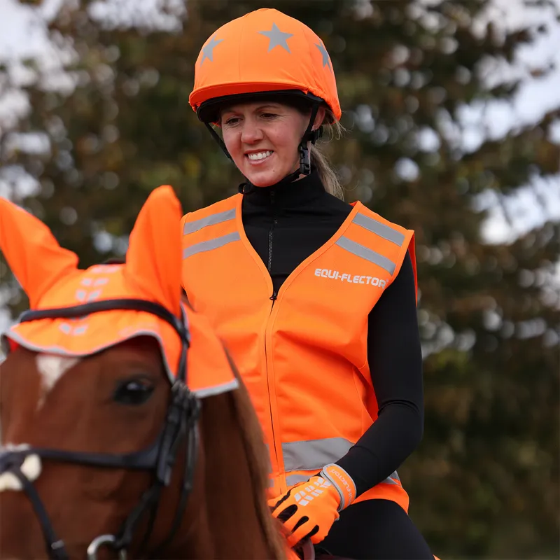 EQUI-FLECTOR Adults Safety Vest - Orange-2
