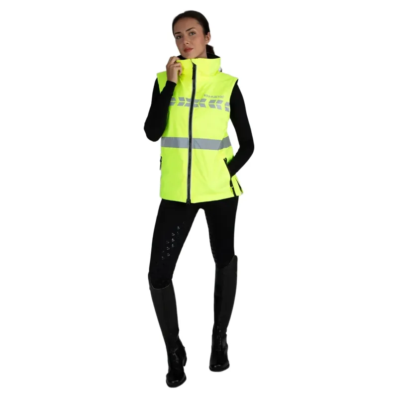 EQUI-FLECTOR Hi-Vis Womens Waterproof Gilet - Yellow-1