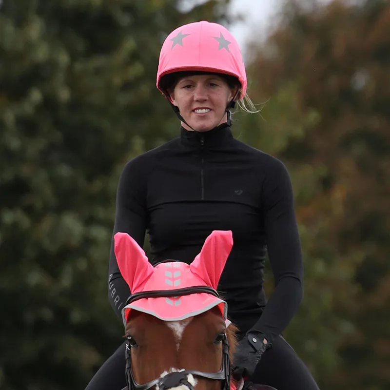 EQUI-FLECTOR Hat Cover - Pink-1