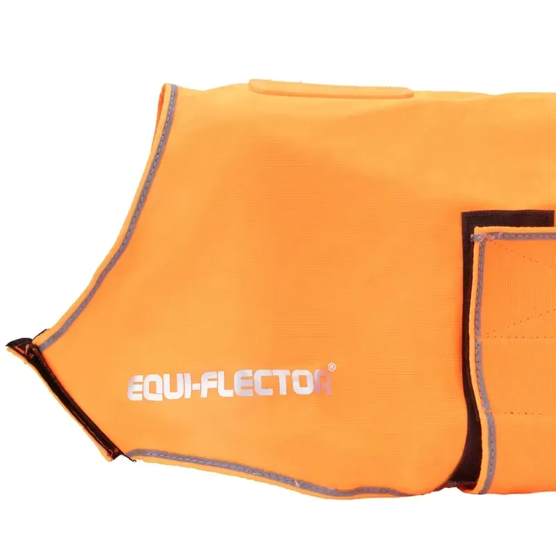 EQUI-FLECTOR Mesh Reflective Dog Coat - Orange-6