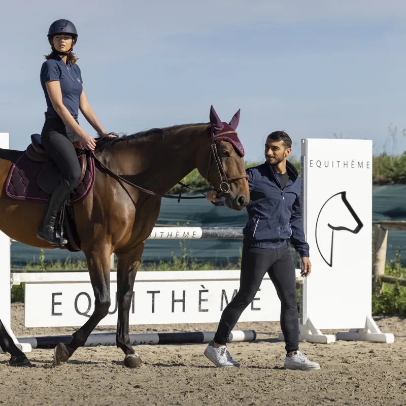 Equi Theme Hugo Mens Waterproof Bomber Jacket Navy