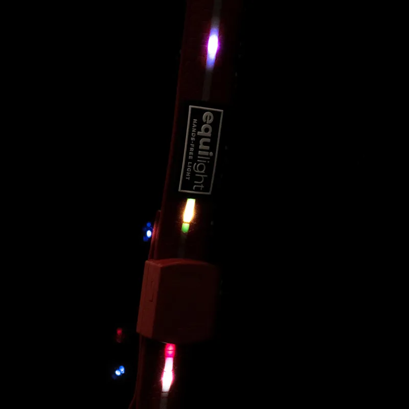 Equi Light Multicoloured Rechargeable LED Neck Strap - Red-1
