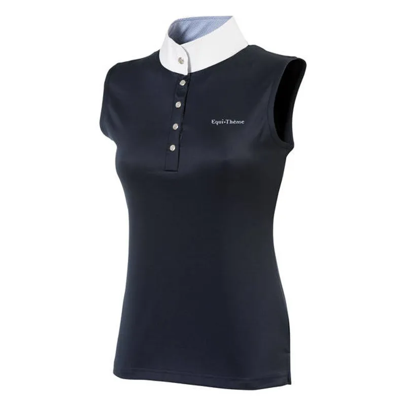 Equi-Theme Mesh Show Shirt - Blue